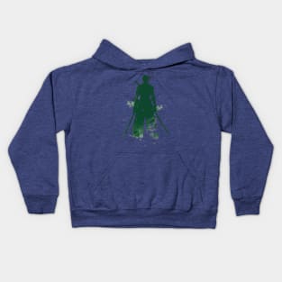 Roronoa Zoro Anime character from one piece Kids Hoodie